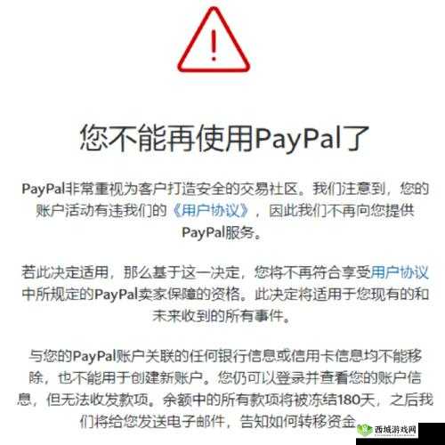 PAYPAL未满十八岁：使用限制与风险