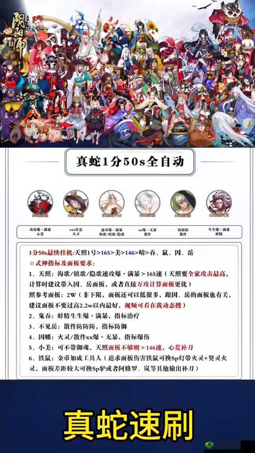探索阴阳师真蛇阵容：式神搭配策略与通关技巧分享