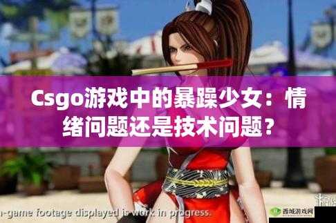 暴躁少女 CSGO 最火：我的游戏世界我主宰