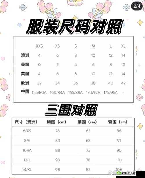 亚洲尺码和欧洲尺码 2023 更新：全新对比指南