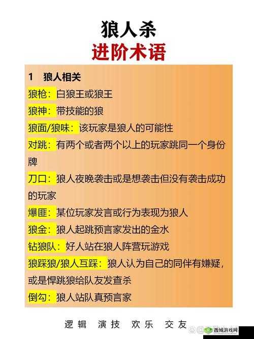 新手攻略:狼人杀桌游术语技巧解析,破解项必备秘籍之门径