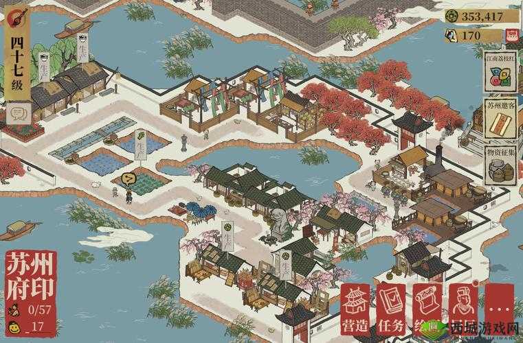 江南百景图苏州建筑布局全攻略及详细布局图展示