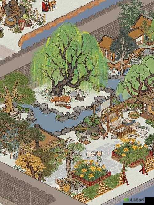 江南百景图桃花村完美布局及最快赚钱桃花布局攻略指南