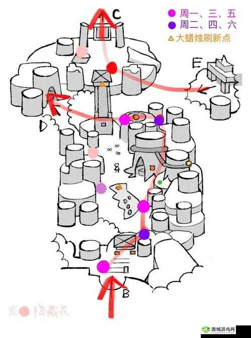 光遇小王子季雨林季节蜡烛位置览:全面解析蜡烛位置,助你轻松收集