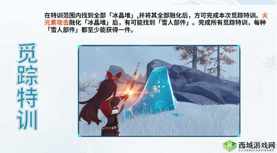 原神雪山特训冰晶堆位置揭秘:全面指南与觅迹攻略