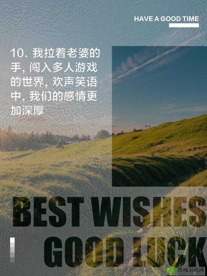 带老婆玩多人游戏,欢乐共享不停