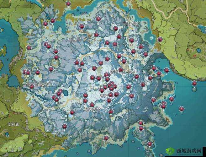 原神龙脊雪山绯红玉髓位置全收集攻略