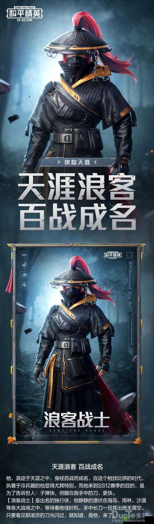 关于《和平精英》浪客战士时装价格揭秘:究竟价值几何?》