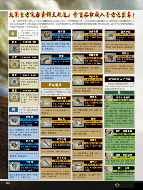 魔物无双道具详解：探索各道具功能与用途