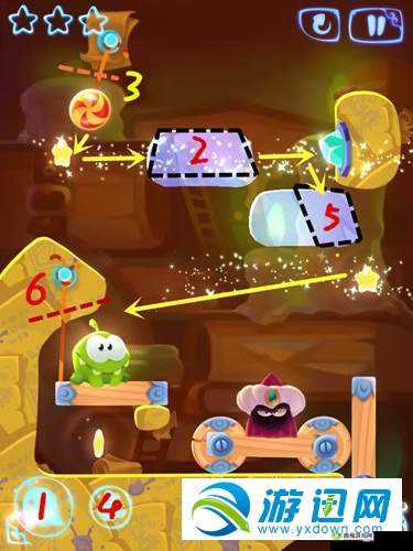 割绳子魔法第五章第十二关三星通关详尽攻略指南