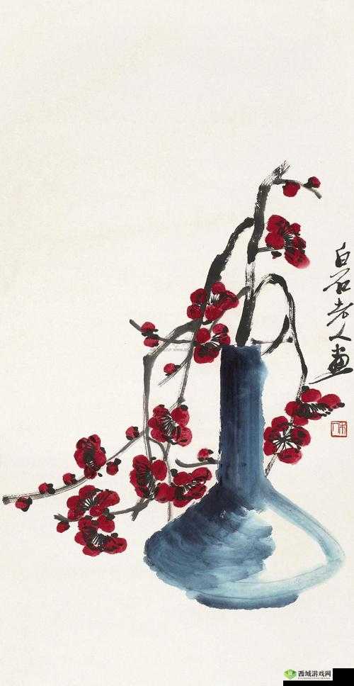 金花瓶楷梅花 2:独特艺术之美展现