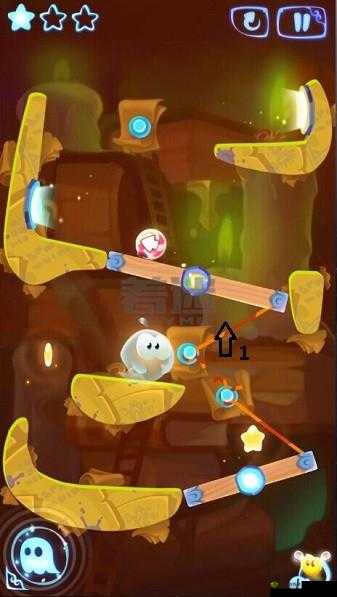 割绳子魔法 5-17 三星攻略:巧用道具,轻松过关