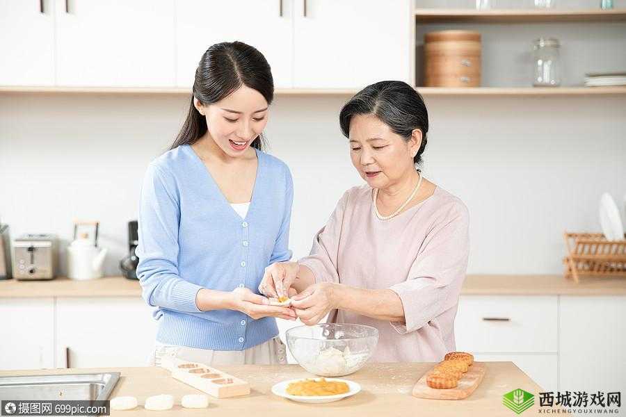 妈妈女儿齐上阵共做月饼:温馨时刻的甜蜜传承