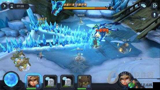 探索迷雾世界，挑战冰龙巢穴：深渊雪伦王国冰龙打法攻略