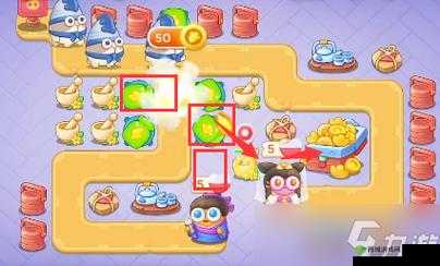 《保卫萝卜4》第14关无伤满星通关秘籍：巧妙布局，轻松满星