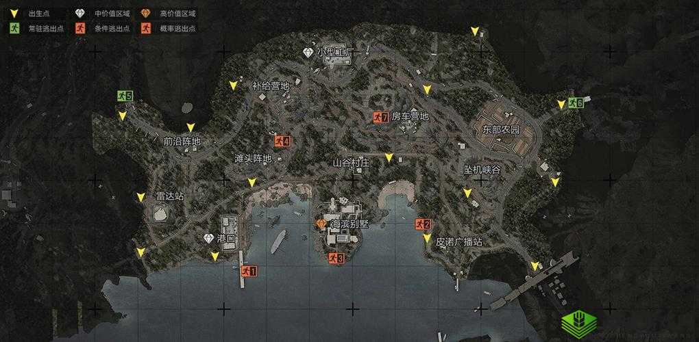 暗区突围攻略大解密：揭秘山谷撤离点的准确位置分享