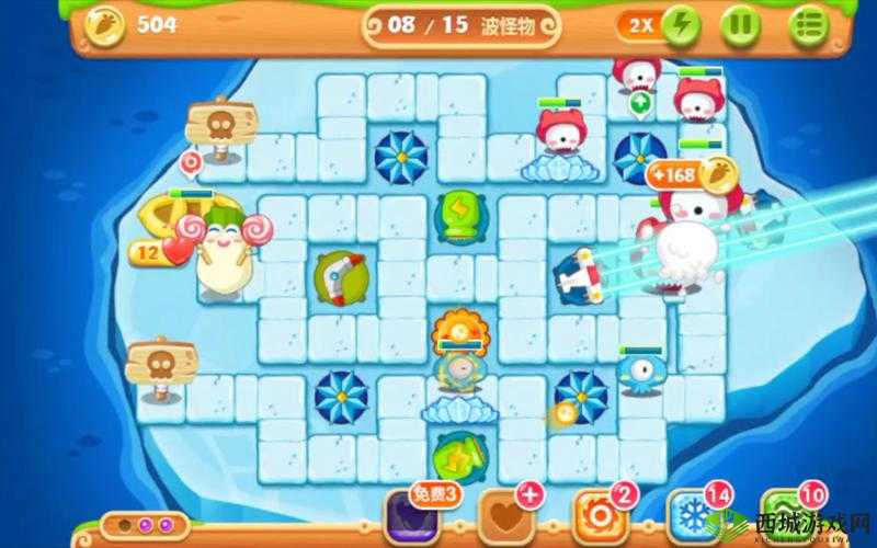 保卫萝卜 2 第 25 关攻略:三星通关全揭秘