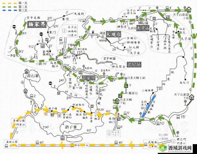路线一-路线二-路线三-出行规划