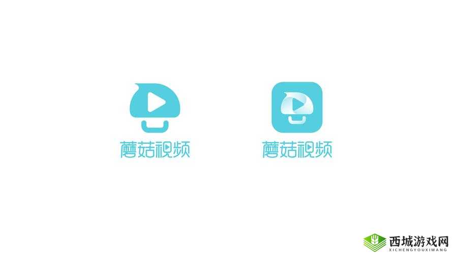 蘑菇视频红色 logo 纯黑色背景：独特视觉呈现