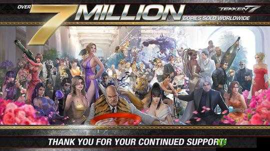 铁拳7销量突破166万套,欧美玩家占多数