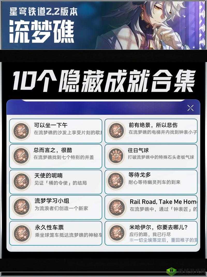 崩坏星穹铁道可以坐一下午成就解锁流程:探索游戏世界