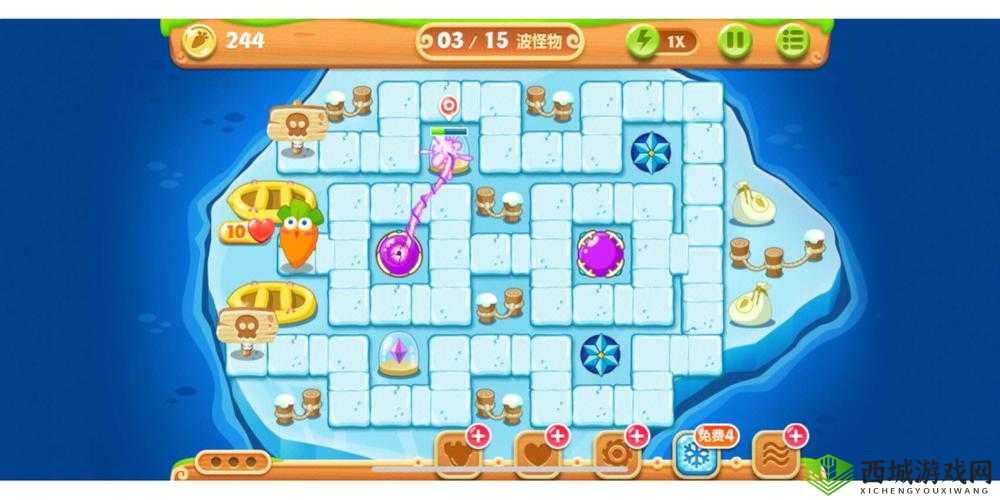 保卫萝卜2全场景道具白水晶推图鉴详解与策略分享