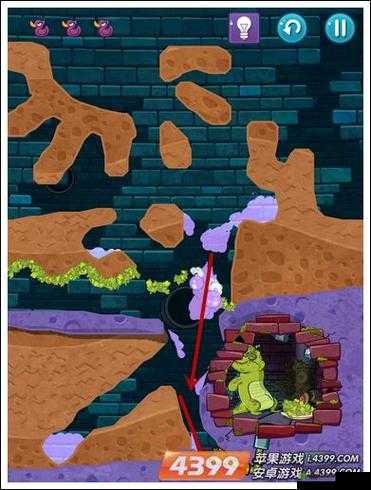 《鳄鱼小顽皮爱洗澡2》沙滩挑战第42关完美攻略：水流策略与技巧解析