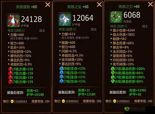 《黑暗光年》战士装备镶嵌加成全面解析:属性加成与战斗力提升详解