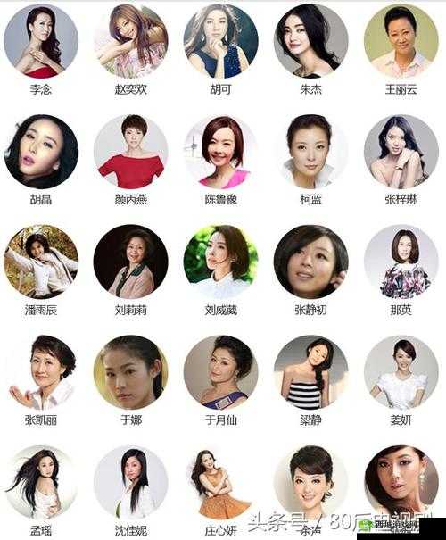 明星群芳谱之玩遍女明星:百位女明星等你探索