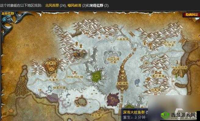 魔兽世界海底鱿鱼垂钓位置及详情解析:海底隐秘钓点大揭秘