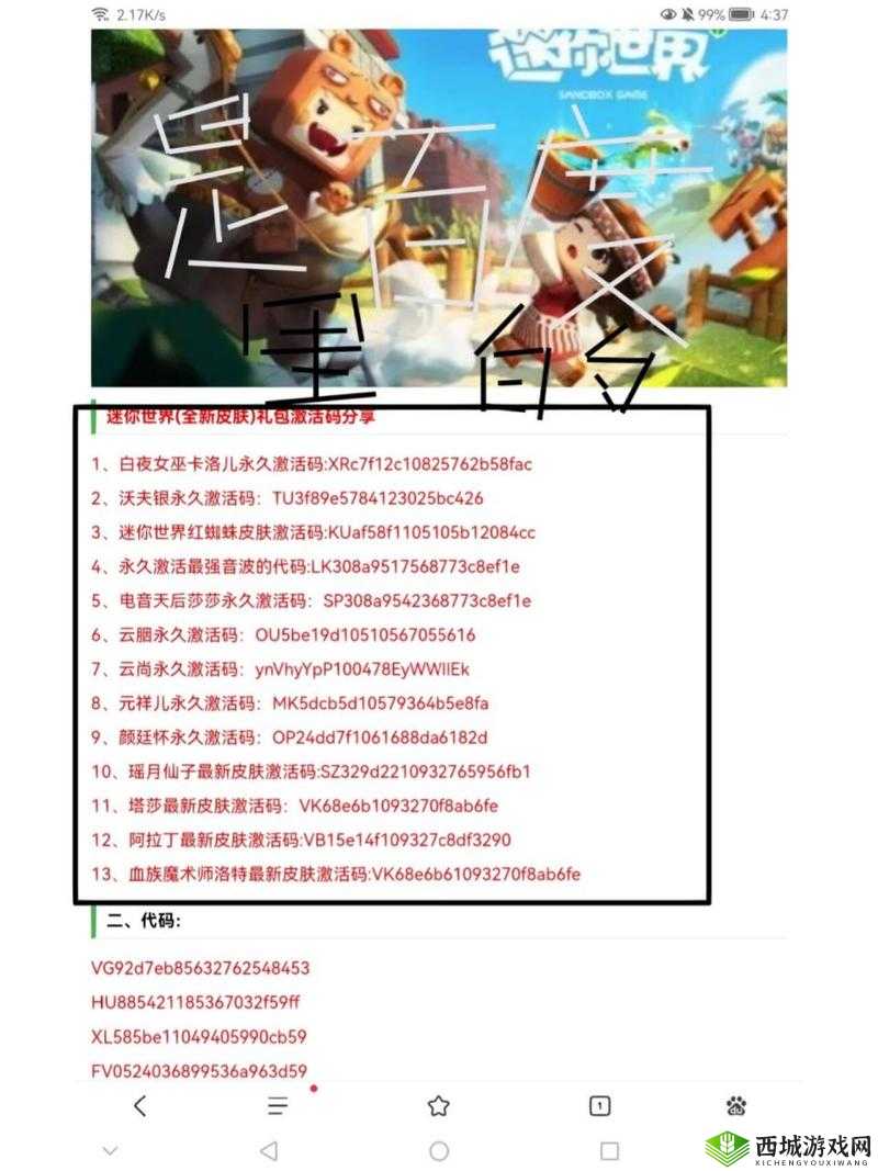 迷你世界宇宙公主激活码究竟是什么引发玩家探索热潮