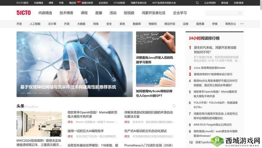 51cto 官网:专业 IT 学习与资源平台