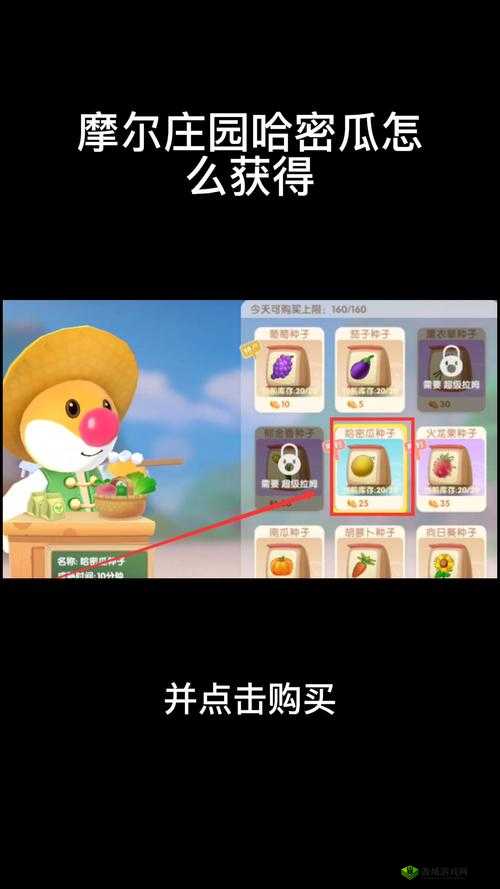 摩尔庄园手游哈密瓜获取全攻略