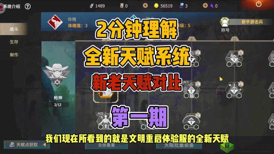 刀剑神域王牌天赋系统介绍及其在资源管理中的重要性