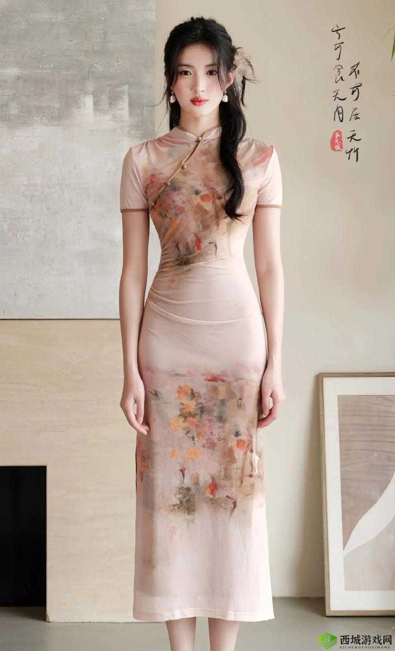 MD0020 赵佳美独具特色的国风旗袍尽显东方魅力