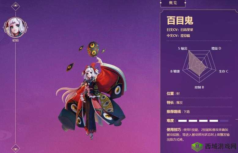 百目鬼,决战平安京中的神秘观测者