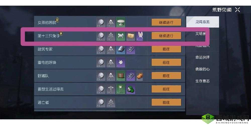 黎明觉醒第十三只兔子任务过关技巧全解析