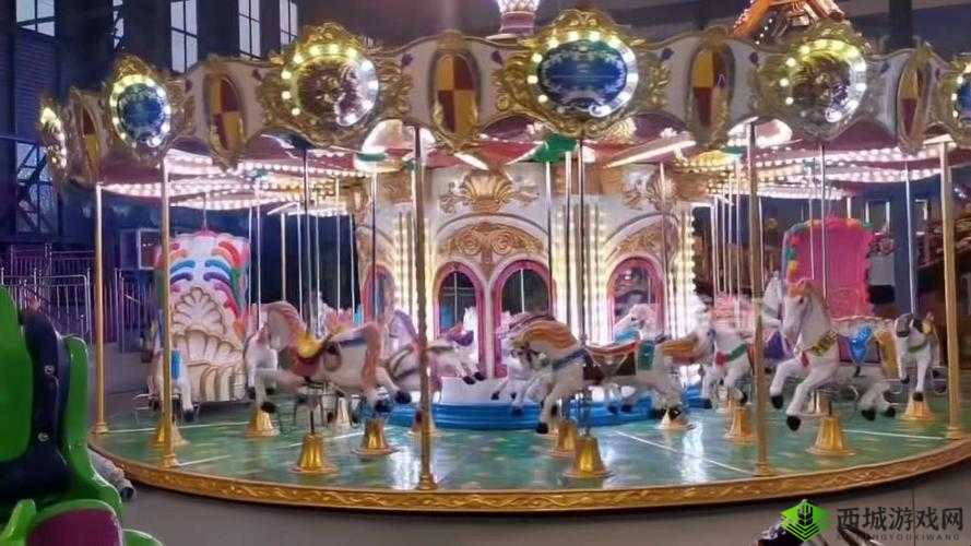 旋转木马的梦幻魔力:突出的旋转木棒带来奇妙体验