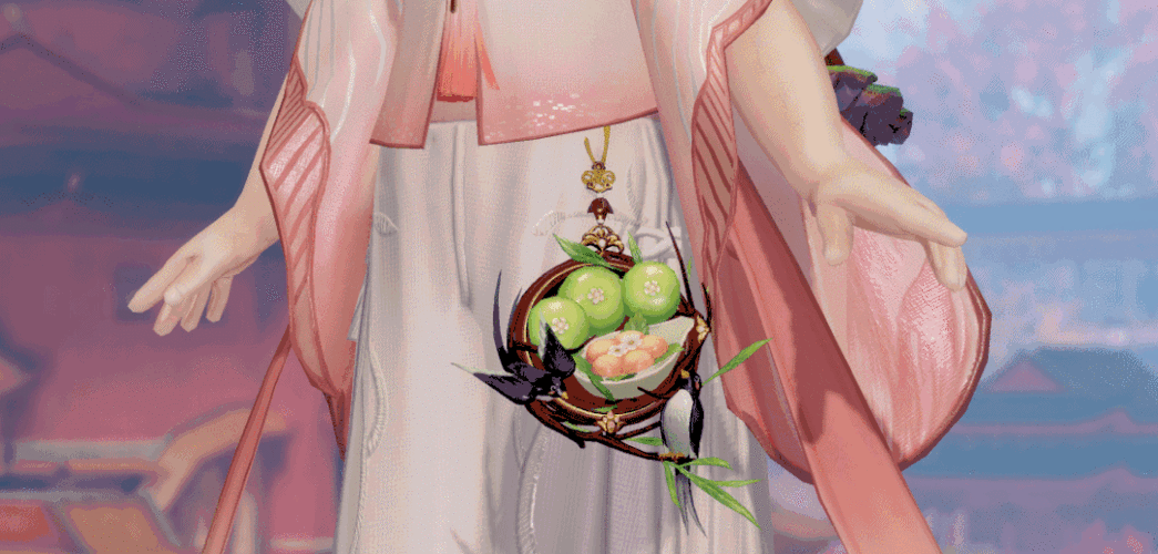 春日生机与江湖新韵,一梦江湖挂件燕归巢探析