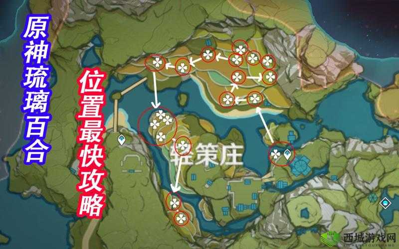 原神玲珑霄灯图琉璃百合宝藏位置攻略详解