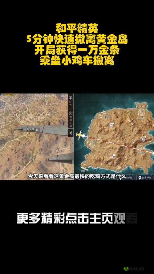 黄金岛撤离攻略,解锁和平精英的胜利之道