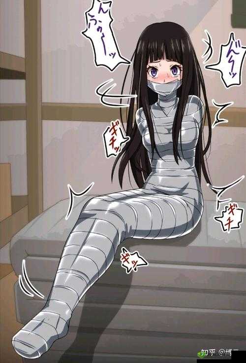 被胶带封住嘴的女孩:手脚被绑的无助与恐惧