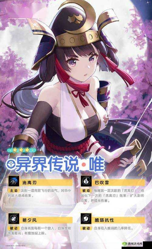 双生视界,新角色唯的深度解析与魅力探索