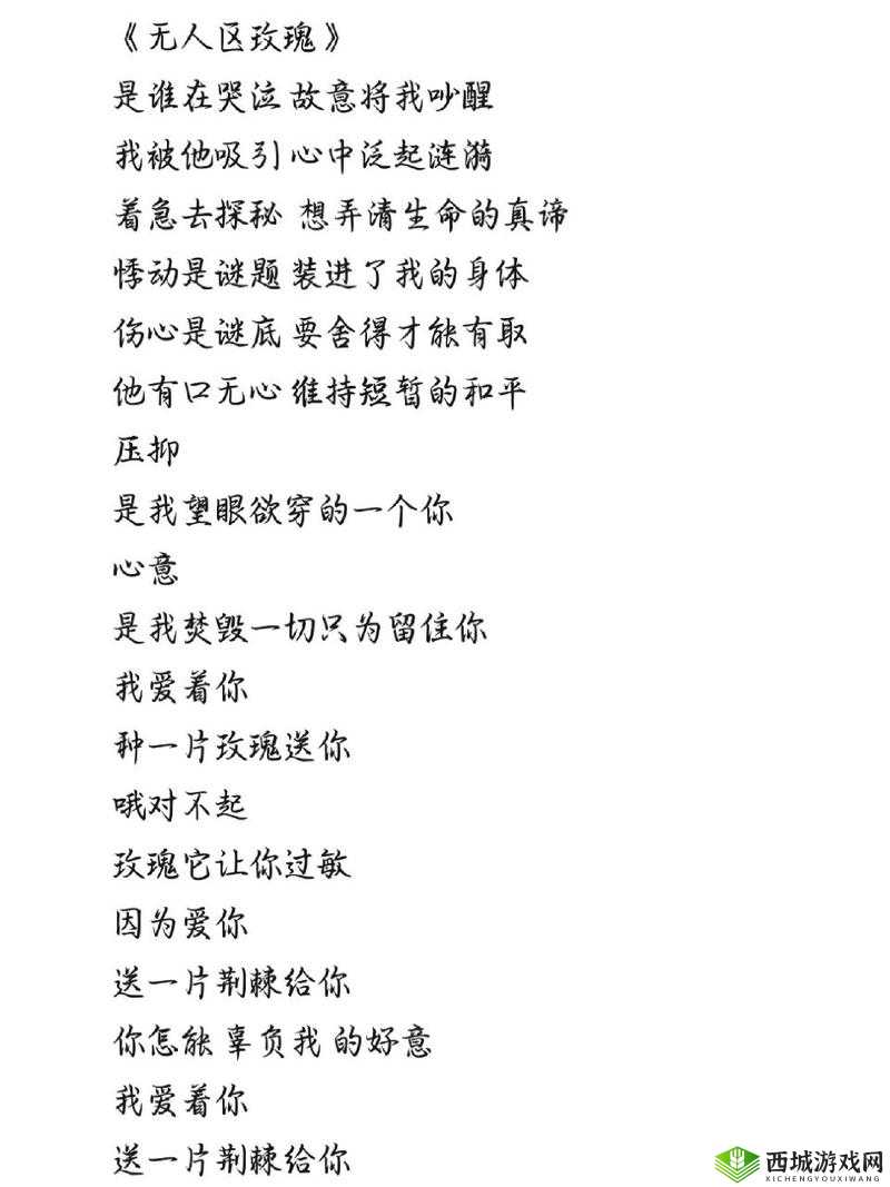 无人区玫瑰的 MV :一场触动心灵的绝美视觉盛宴