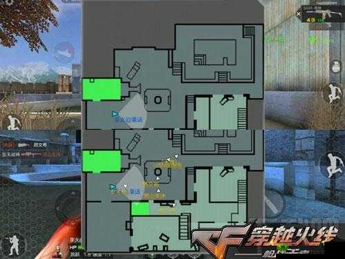 穿越火线手游烈日山庄，守点与游走战术的巧妙融合