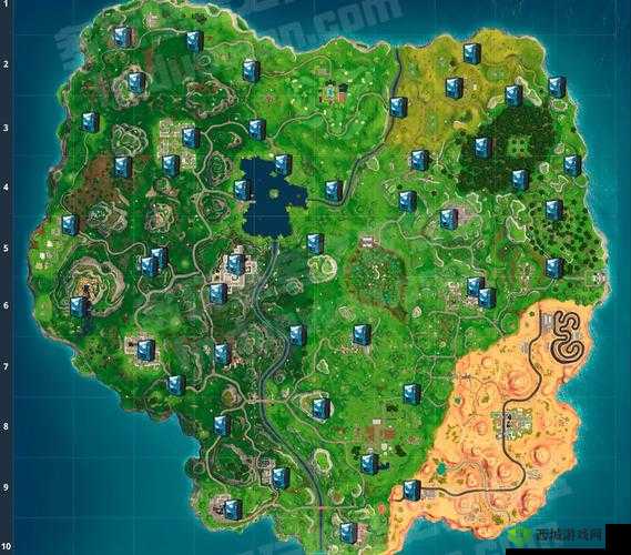 堡垒之夜自动贩卖机大更新,刷新位置全揭秘!