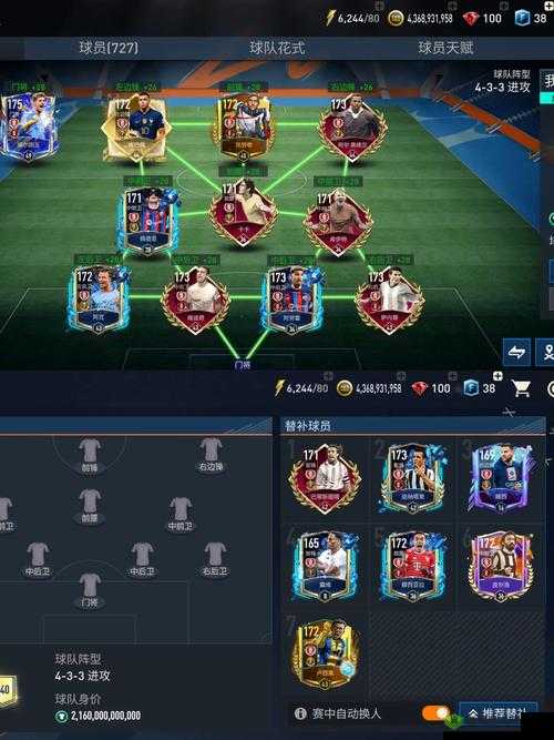 FIFA足球世界阵型攻略,4321阵型深度解析