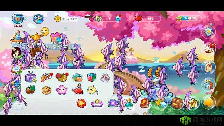 QQ炫舞手游钓鱼地点全揭秘,七彩贝壳轻松钓