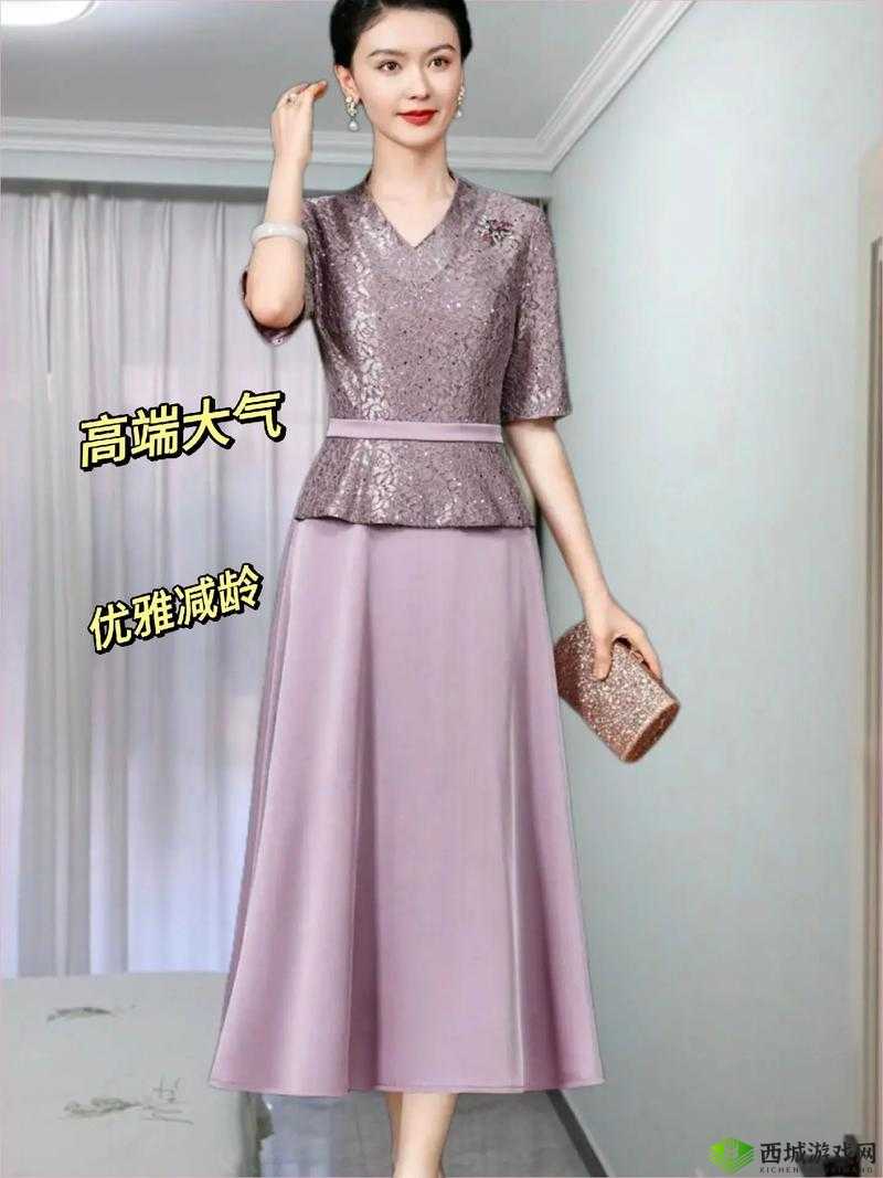 时尚妈妈的优雅秘诀:妈妈半截裙高腰烫钻的魅力穿搭