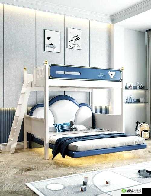 美式交错式上下床:为孩子打造舒适温馨的睡眠空间
